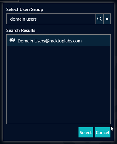ds permissions search