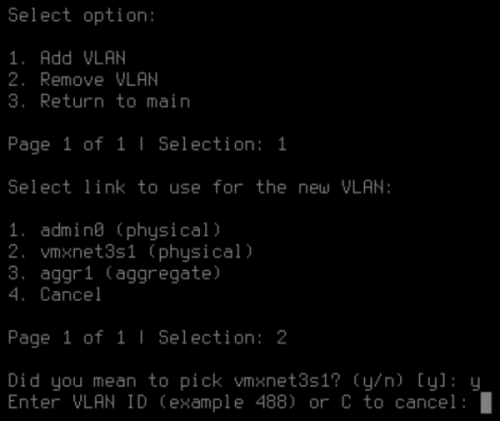 oobe out of box experience vlan add