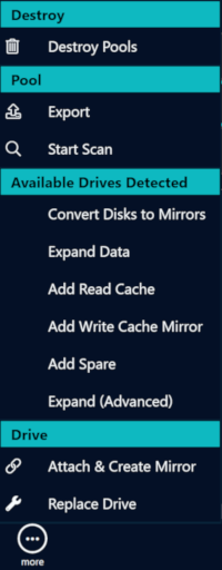 po scan pool rack view