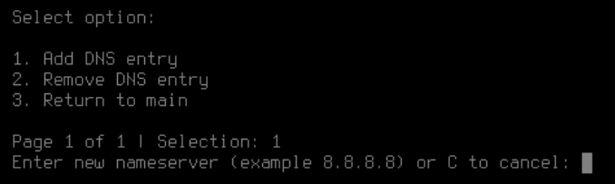 oobe out of box experience dns add