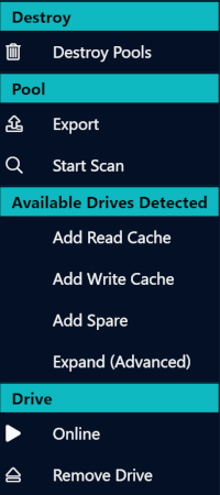 po remove drive rack view