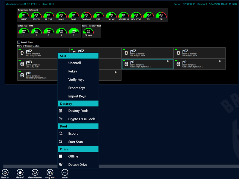 sed self encrypting drive operation