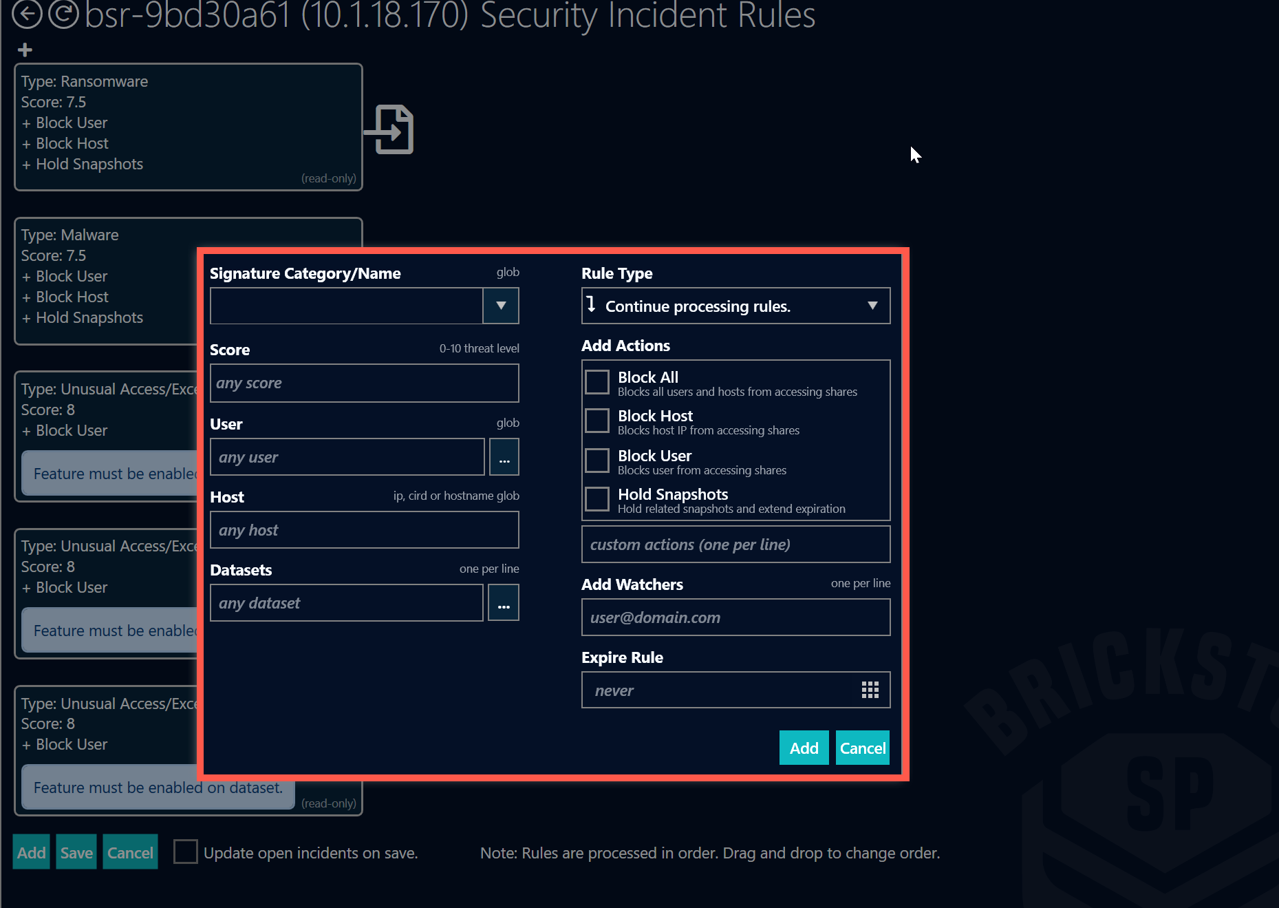 Add an expiration date for any given action.