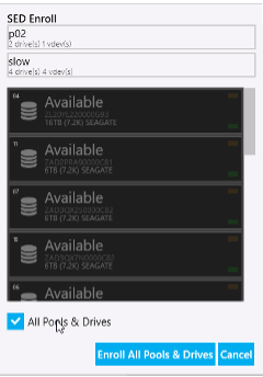 data encryption enrollment