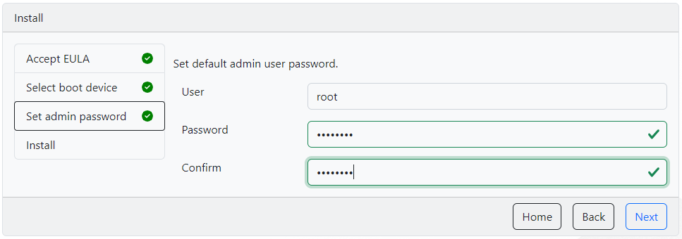 Set the Admin Password