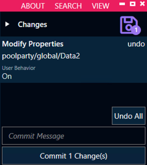 Enable User Behavior Commit