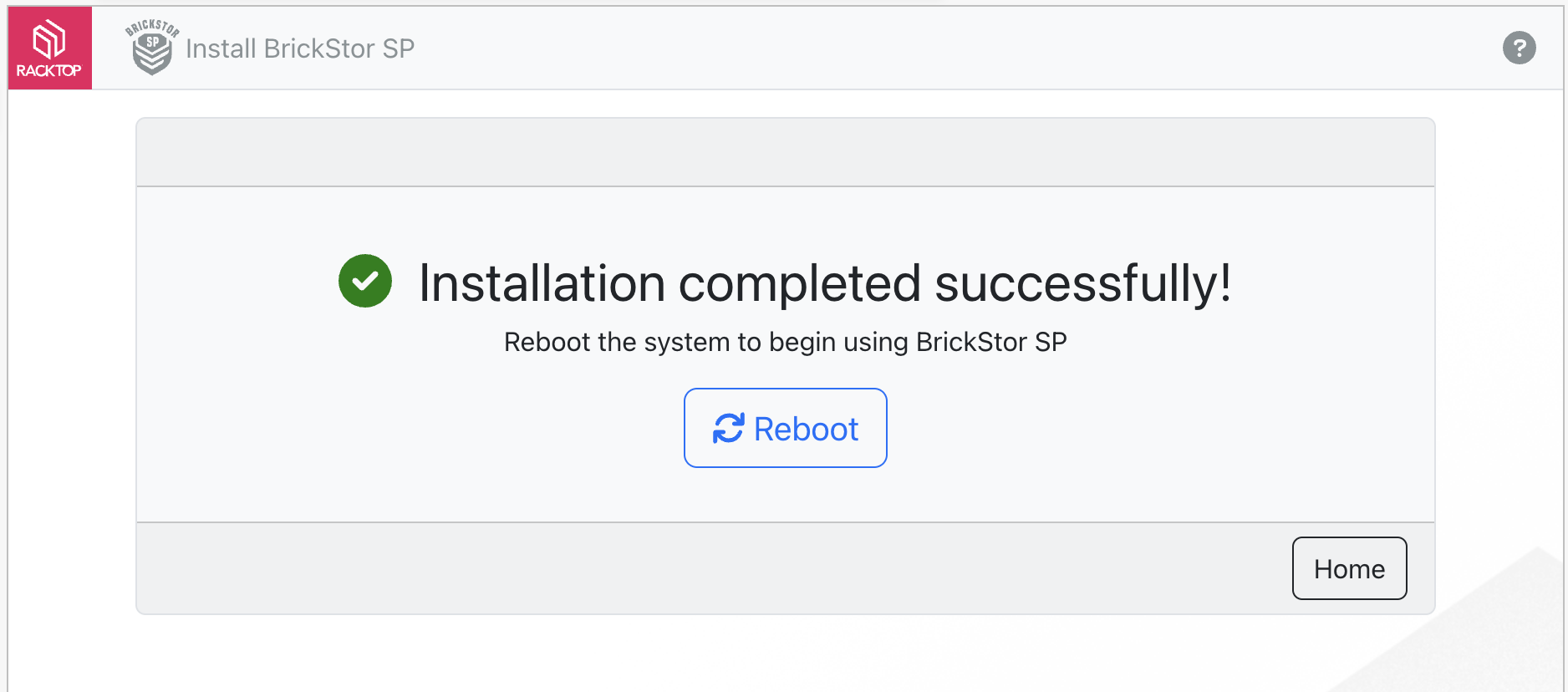 Your Installation was Successful