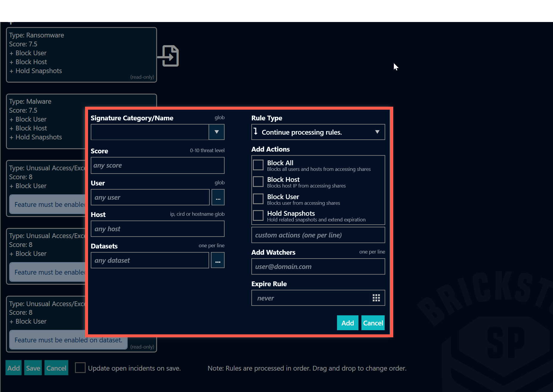 Add an expiration date for any given action.