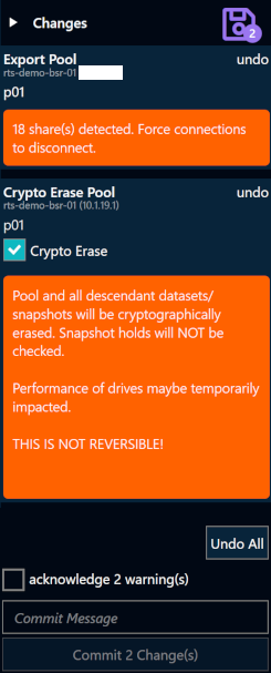 sed crytographically erasing keys