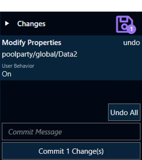 Enable User Behavior Commit