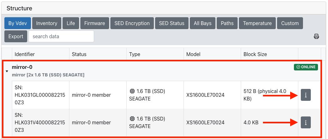 drive information icon