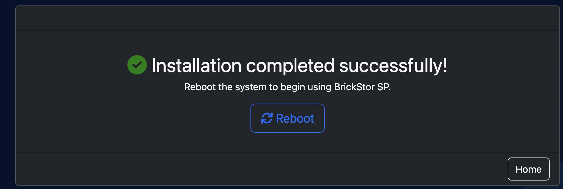 Your Installation was Successful