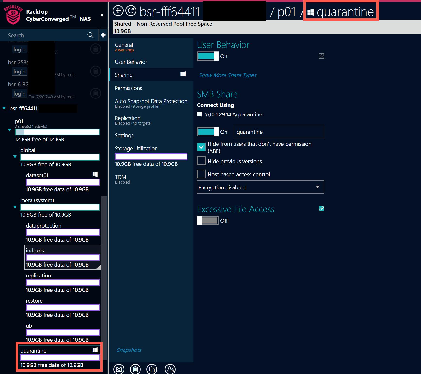 Quarantining a File.