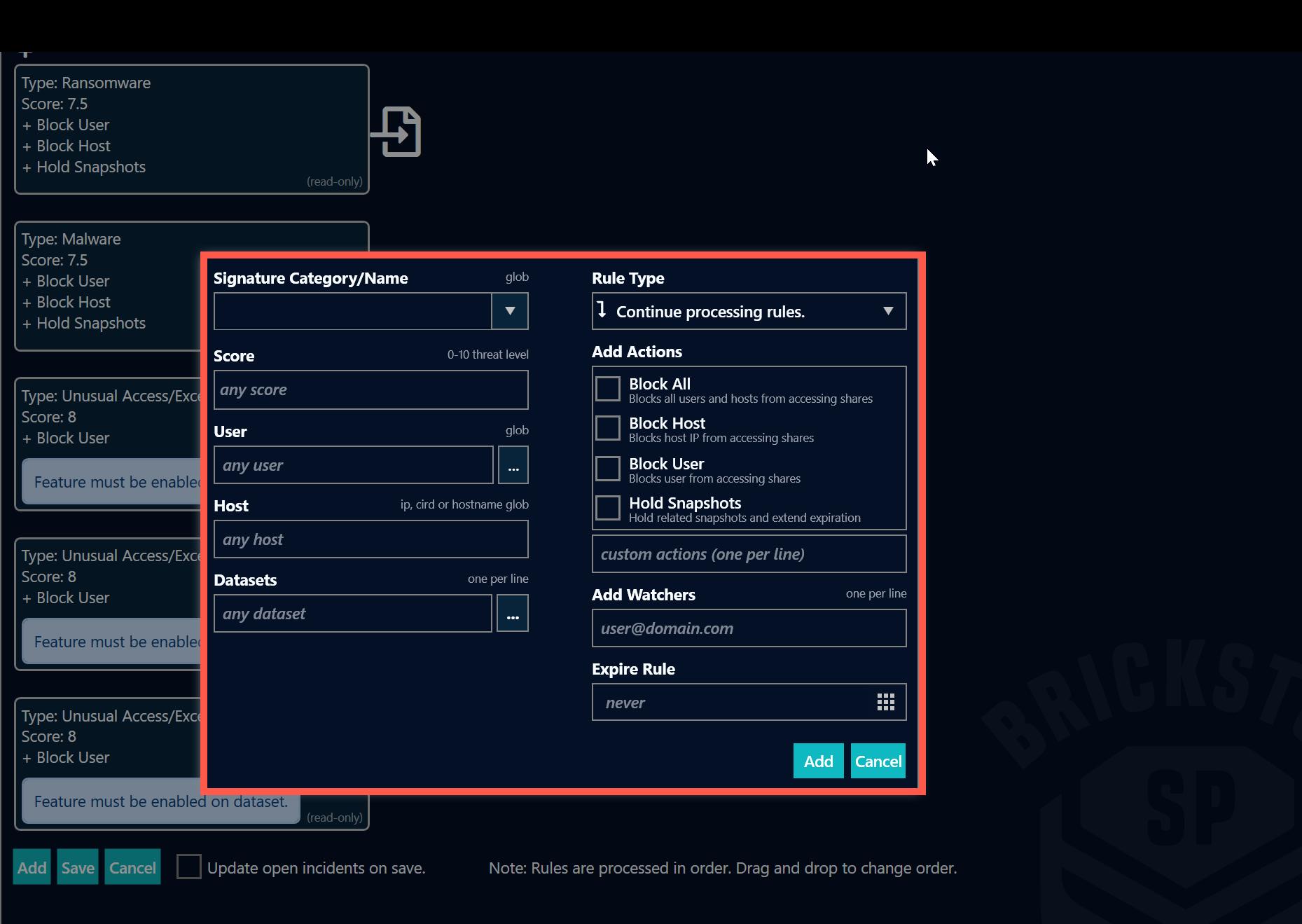 Add an expiration date for any given action.